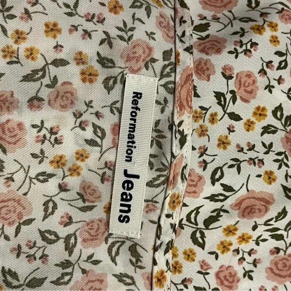 Reformation Jeans Floral Midi Dress NWT - Picture 4 of 8